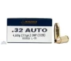 Magtech 32 Auto ACP 71gr JHP Ammunition 50rds - 32B