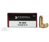 Federal 40 S W 180gr FMJ Champion Ammunition 50rds - WM5223