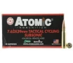 Atomic Ammunition Tactical Cycling Subsonic 220 gr Hollow Point Boat Tail MatchKing 7 62x39mm Ammo  50 box - 474