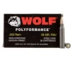 Wolf Performance PolyFormance 55 gr Full Metal Jacket  223 Rem 5 56 Ammo  20 box - 22355