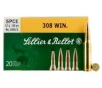 Sellier   Bellot 150 gr Semi-Jacketed Soft Point Cutting Edge  308 Win 7 62 Ammo  20 box - SB308D