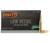 HSM Ammunition Low Recoil 85 gr  243 Win Ammo  20 box - HSM-243-18-N