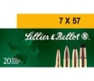 Sellier   Bellot 140 gr Semi-Jacketed Soft Point 7x57mm Mauser Ammo  20 box - SB757B