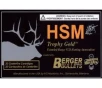 HSM Ammunition Trophy Gold 168 gr Match Hunting Very Low Drag  300 Weatherby Mag Ammo  20 box - BER-300WBY168VLD
