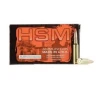 HSM Ammunition Match 77 gr Hollow Point Boat Tail MatchKing  223 Rem Ammo  50 box - HSM-223-11-N