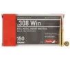 Aguila Centerfire 308 150 grain Full Metal Jacket Boat Tail Rifle Ammo  20 Box - 1E308110
