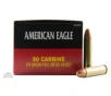 American Eagle 30 Carbine 110gr FMJ Ammunition 50rds - AE30CB