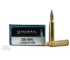 Federal Power-Shok  223 Rem Ammo 55 Gr JSP 20rds - 223A