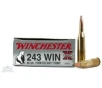 Winchester 243 80gr PSP Super-X Ammunition 20rds - X2431