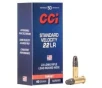 CCI  22 LR 40 Grain Lead Round Nose Standard Velocity Ammunition  50 Round Box     0035