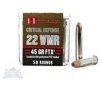 Hornady 22 WMR 45gr FTX Critical Defense Ammunition 50rds - 83200