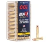 CCI  22 Winchester Magnum Rimfire 40 Grain Jacketed Hollow Point Ammunition 50rds - 0024