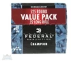 Federal .22 Long Rifle 36gr Copper Plated HP Champion Ammunition, 525 Rounds - 745