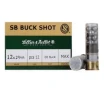 Sellier   Bellot 12ga 2 75  12 Pellets 00 Buckshot Shotshell Ammunition  25 Rounds - SB12BSC