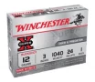 Winchester Super X 12ga 3   1 Buck 24 Pellets Shotshell Ammunition  5 Round Box - XB1231