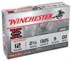 Winchester 12ga 2 75  9 Pellet 00 Buck Shotshell Ammunition 15rds - XB1200VP