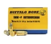 Buffalo Bore Outdoorsman 9mm Luger  P 147 grain Hard Cast Flat Nose Handgun Ammo  20 Box - 24L 20