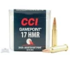 CCI  17 HMR 20gr JHP Gamepoint Ammunition 50rds - 0052