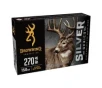 Browning Ammunition Silver  270 Winchester 150 gr PSP 20rds Rifle Ammo for Dependable Shooting - B192602701