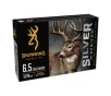 Browning Ammunition Silver 6 5 Creedmoor 129 gr PSP 20rds Rifle Ammo for Superior Long-Range Precision - B192600651