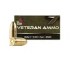 Hyperion Munitions Veteran 9mm 115 gr FMJ 50rds Handgun Ammo for Reliable Performance - HMBX913