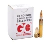 Global Ordnance 5 56x45mm 55 gr FMJ 20rds