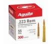Aguila 223 Remington 55gr FMJ Bulk Pack Ammo  300rds - 1E223108