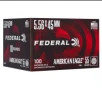 Federal American Eagle 5 56 55gr FMJ-BT Ammo  100rds - AE193C