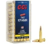 CCI  17 HMR 17gr TNT HP Ammunition 50rds- - -0053