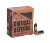 Hornady Critical Defense Lite 9mm Ammo 100 Gr FTX 25rds - 90240