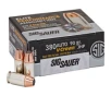 SIG Sauer Elite V-Crown  380 Auto Ammo 90 Grain JHP 20rds - E380A1-365-20