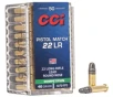 CCI Ammunition 22 Long Rifle 40 Grain Lead Round Nose 50 Count