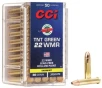 CCI TNT Green Ammunition 22 Winchester Magnum Rimfire  WMR  30 Grain Hollow Point Box of 50