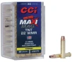 CCI Maxi-Mag Ammunition 22 Winchester Magnum Rimfire  WMR  30 Grain Jacketed Hollow Point Box of 50