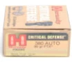 Hornady Critical Defense Ammunition 380 ACP 90 Grain FTX Polymer Tipped Box of 25