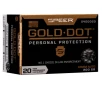 Speer Gold Dot Ammunition 10mm Auto 200 Grain Bonded Jacketed Hollow Point Box of 20