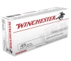 Winchester USA Ammunition 45 ACP 230 Grain Jacketed Hollow Point Box of 50