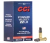 CCI Ammunition 22 Long Rifle 40 Grain Lead Round Nose 50 Count