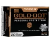 Speer Gold Dot Ammunition 40 S W 165 Grain Jacketed Hollow Point Box of 20