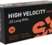 SK Ammunition 22 Long Rifle 40 Grain Lead Round Nose High Velocity 50 Count