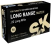 SK Ammunition 22 Long Rifle 40 Grain Lead Round Nose Long Range Match 50 Count