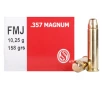 Sellier   Bellot Ammunition 357 Magnum 158 Grain Full Metal Jacket 50 Count