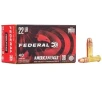 Federal Ammunition 22 Long Rifle 38 Grain Plated Round Nose 40 Count