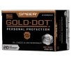 Speer Personal Protection Ammunition 357 Magnum 158 Grain Gold Dot Hollow Point Box of 20