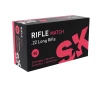 SK Ammunition 22 Long Rifle 40 Grain Solid Round Nose Rifle Match 50 Count