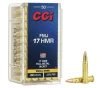 CCI Ammunition 17 HMR 20 Grain Full Metal Jacket 50 Count