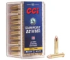 CCI Ammunition 22 Winchester Magnum Rimfire  WMR  40 Grain Jacketed Soft Point 50 Count