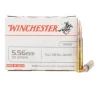 Winchester USA 5 56 NATO 55gr Full Metal Jacket Ammo - Box of 20