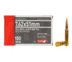 Aguila 7 62x51 NATO 150gr Full Metal Jacket Boat Tail Ammo - Box of 20