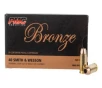 PMC Bronze 40 S amp W 165gr Jacket Hollow Point Ammo - Box of 50